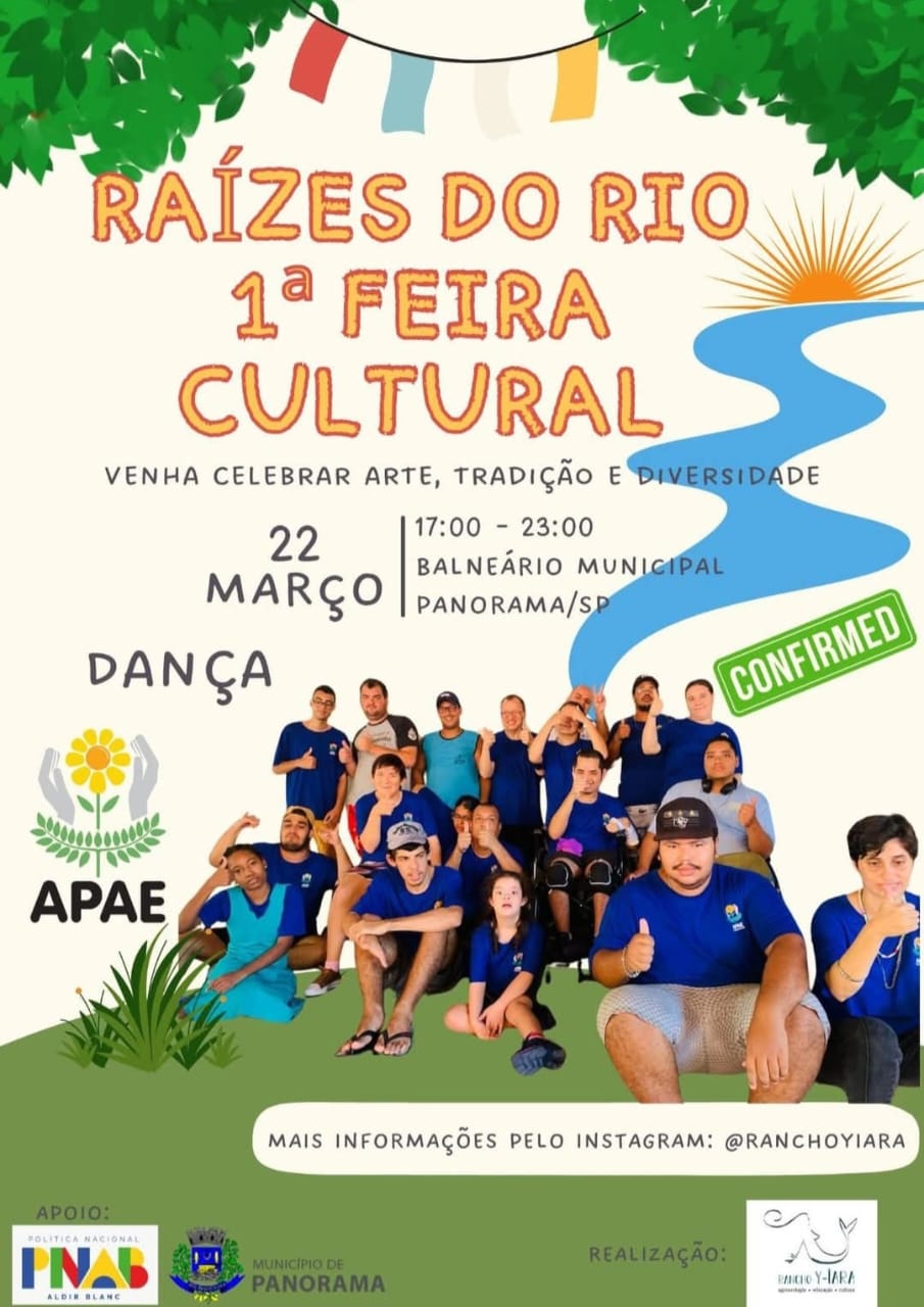 APAE participa da 1ª Feira Cultural Raízes do Rio em Panorama